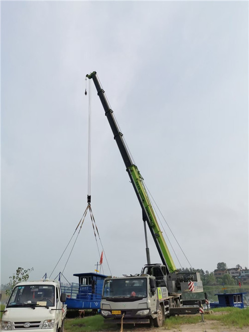 太子河区桥梁建设吊装案例